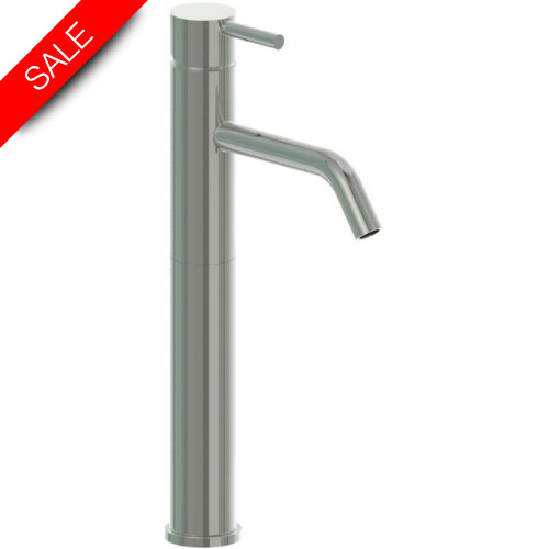 Just Taps - Inox Single Lever Tall Body Basin Mixer Without Pop Up Waste