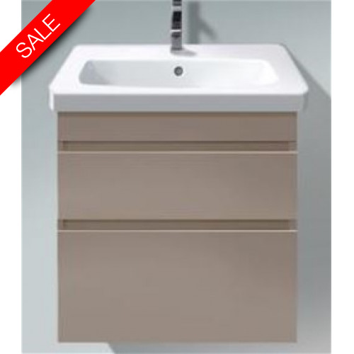 DuraStyle Vanity Unit Wall Mounted 2 PO Comps
