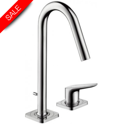 Citterio M 2-Hole Basin Mixer 160 With Pop-Up Waste Set
