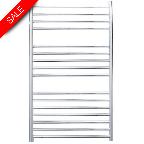 JIS - Steyning Cylindrical Electric Flat Front Towel Rail 1000x620