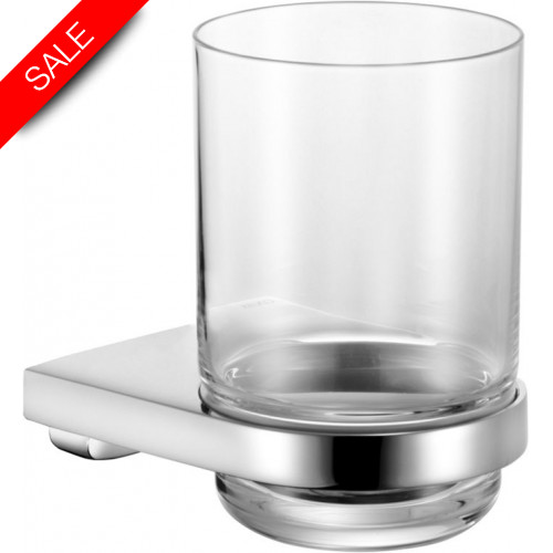 Keuco - Collection Moll Tumbler Holder With Crystal Glass Tumber