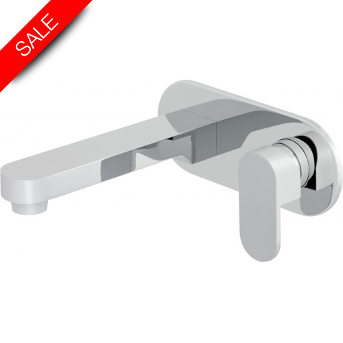 Vado - Life 2 Hole Basin Mixer Single Lever With 200mm Spout