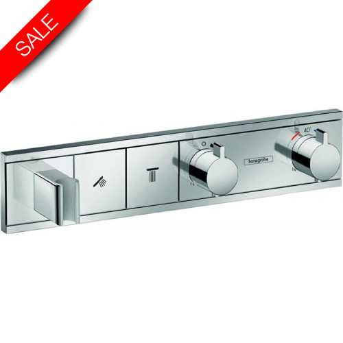 Hansgrohe - Bathrooms - RainSelect Finish Set for Concealed Installation 2 Functions