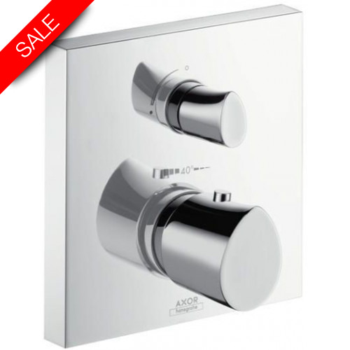 Hansgrohe - Bathrooms - Starck Organic Thermostatic Mixer With Shut-Off Valve