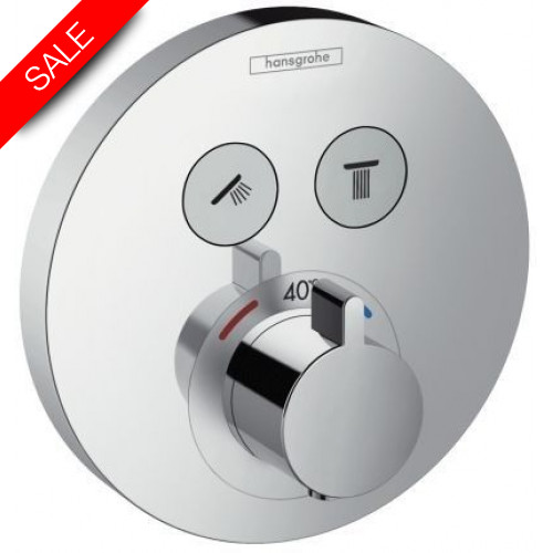 Hansgrohe - Bathrooms - ShowerSelect S Thermostat For Concealed Inst For 2 Functions