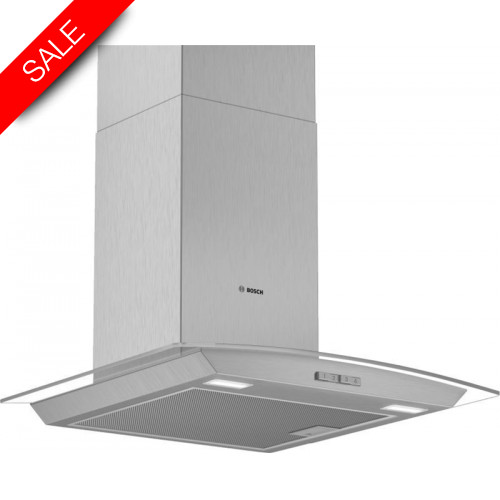 Boschs - Serie 2 60cm Wide Curved Canopy Cooker Hood