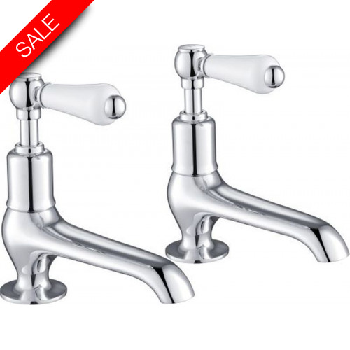 Just Taps - Grosvenor Lever Long Nose Basin Taps