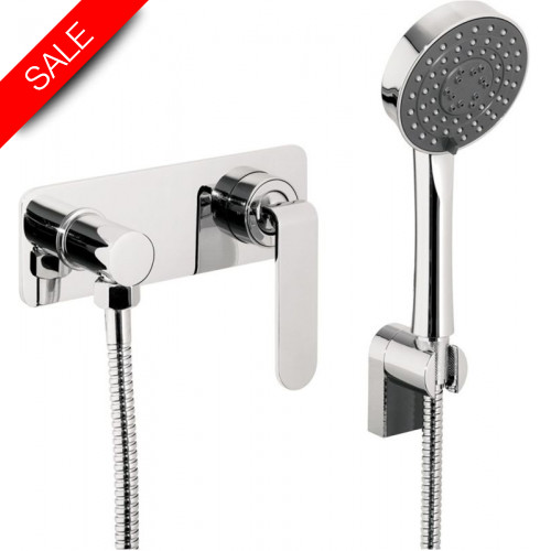 Just Taps - Vue Concealed Manual Valve With Shower Attachment
