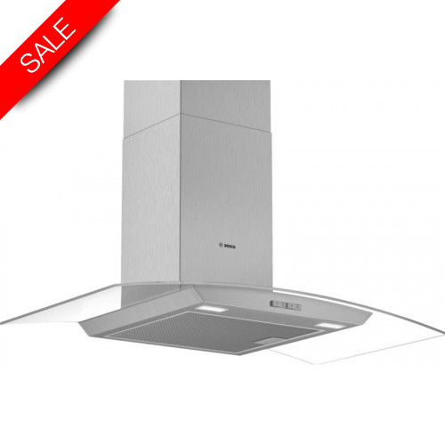 Boschs - Serie 2 90cm Wide Curved Canopy Cooker Hood