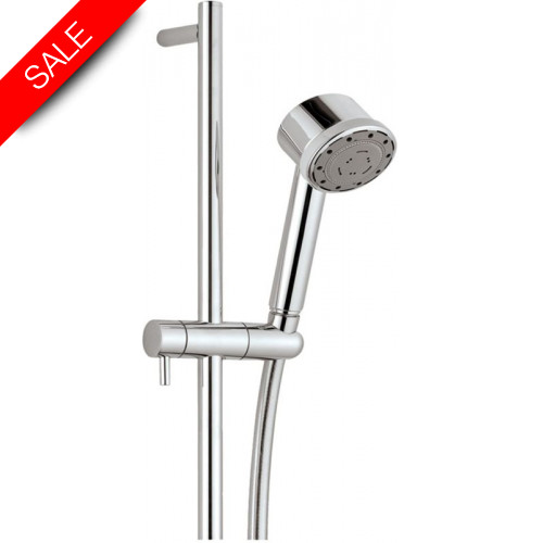 Just Taps - Techno Slide Rail With Multi Function Shower Handle