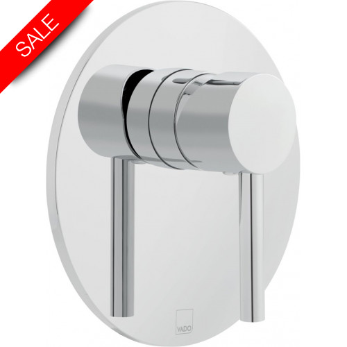 Vado - Zoo Round Concealed Manual Valve Single Lever