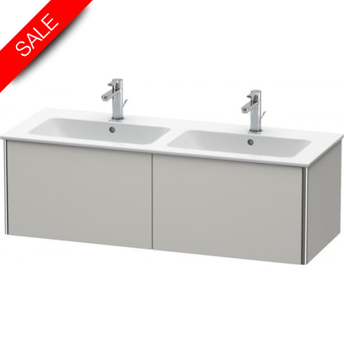 XSquare Vanity Unit, 2 Pull-Out Comps . 400x1280x478mm