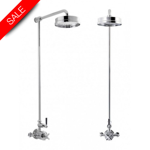 Crosswater - Waldorf Thermostatic Shower Valve With 8'' Fixed Head