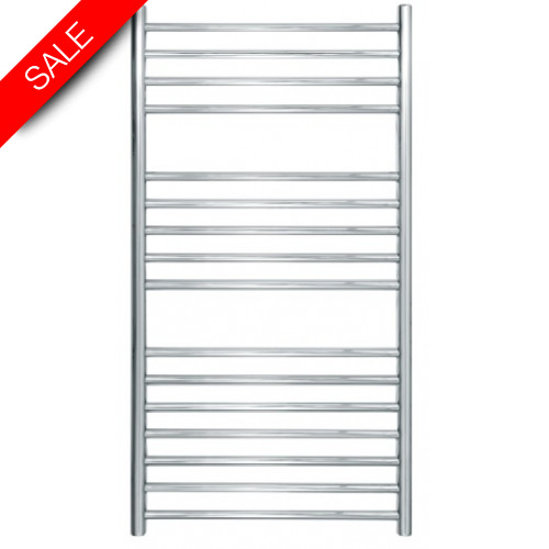 JIS - Steyning Cylindrical Electric Flat Front Towel Rail 1000x520
