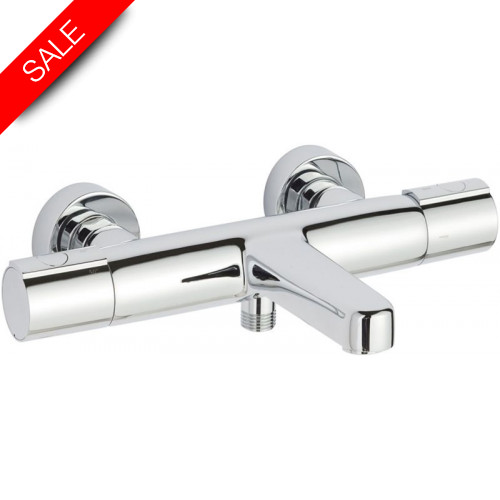 Just Taps - Fusion Wall Mounted Thermostatic Bath Shower Mixer