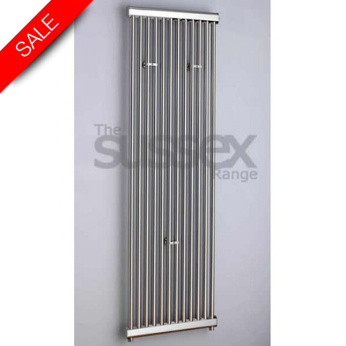 Hove Cylindrical Electric Feature Towel Rail 1660x530mm