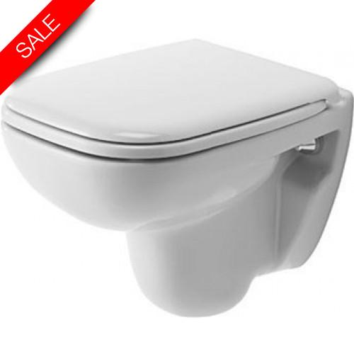 Duravit - Bathrooms - D-Code Toilet Wall Mounted 480mm Compact Washdown