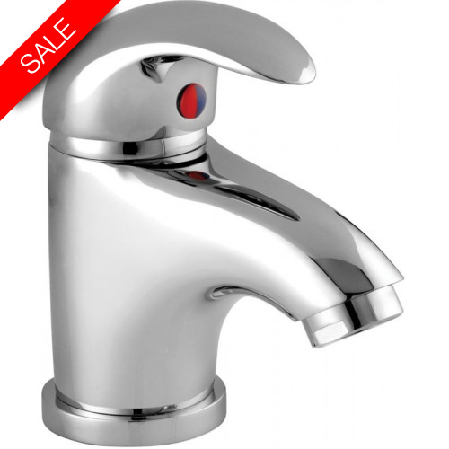 Just Taps - Novo Mini Single Lever Basin Mixer With Pop Up Waste