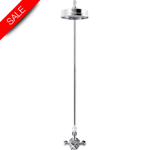 Crosswater - Waldorf Thermostatic Shower Valve With 8'' Fixed Head
