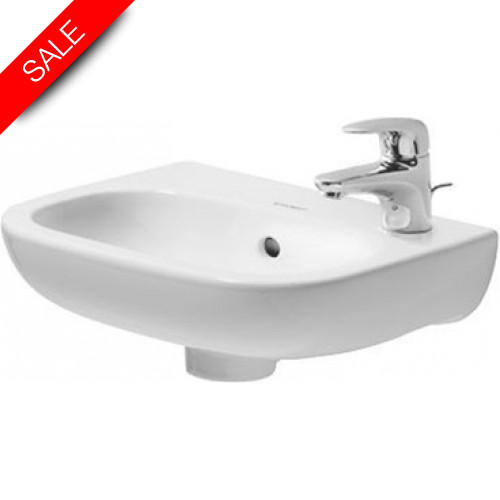 Duravit - Bathrooms - D-Code Handrinse Basin 360mm Left TH Punched