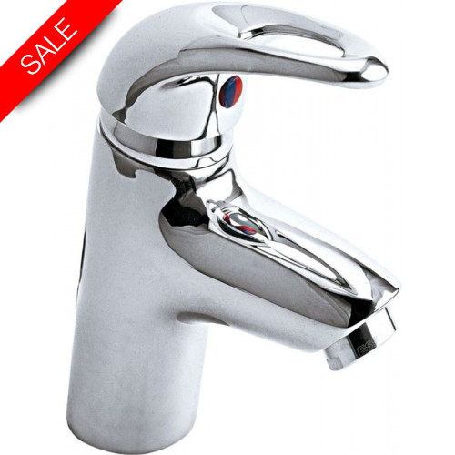Just Taps - Gio Mini Single Lever Basin Mixer Without Pop Up Waste