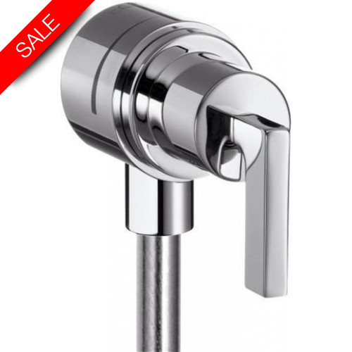 Hansgrohe - Bathrooms - Citterio Wall Outlet Stop W/NRV, Shut-Off Valve & Lever Hndl