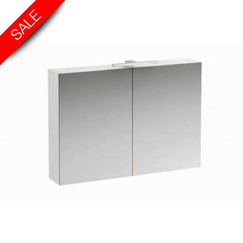 Laufen - Mirror Cabinet W/Light & Shaver Socket 700x1000x180mm 2 Dr