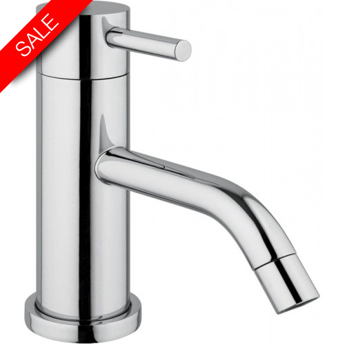 Just Taps - Florence Round Single Lever Basin Mixer Without Pop Up Waste