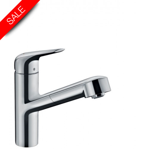 Hansgrohe - Bathrooms - Focus M42 Single Lever Kitchen Mixer 150 Pull-Out Spout 1Jet