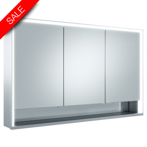 Keuco - Royal Lumos GB Mirror Cabinet 3 Door 1200 x 735x165mm