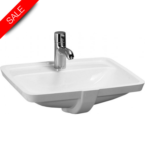 Pro S A Built In Basin With Tap Bank 525 x 400mm 3TH