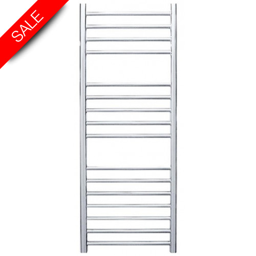 JIS - Steyning Cylindrical Electric Flat Front Towel Rail 1000x400