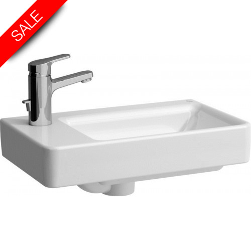 Laufen - Pro Asymmetric Small Washbasin 480 x 280mm 0TH LH