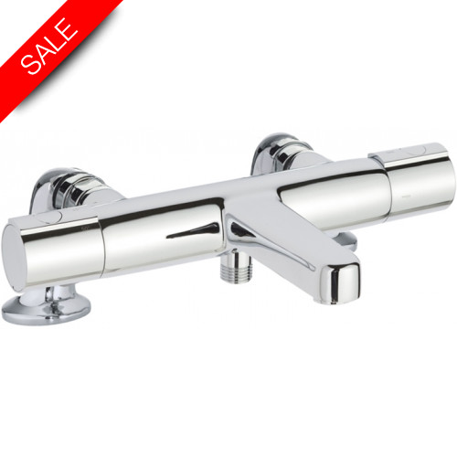 Just Taps - Deck Mounted Thermostatic Bath Shower Mixer Without Kit HP 1
