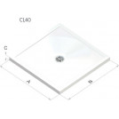 Continental Raised Shower Tray For Corner 1000 x 900mm