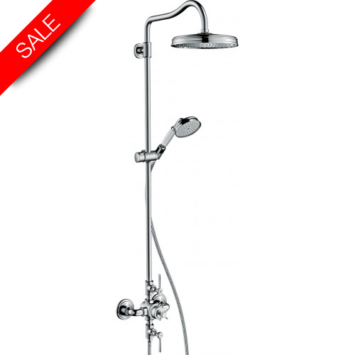 Hansgrohe - Bathrooms - Montreux Showerpipe W/Thermo Mixer, 1Jet Overhead Shower 240