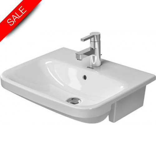 Duravit - Bathrooms - DuraStyle Semi-Recessed Washbasin 550mm 1TH