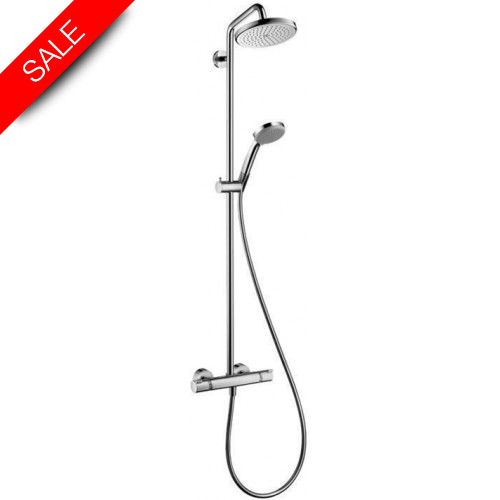 Hansgrohe - Bathrooms - Croma Showerpipe 220 1Jet With Thermostat