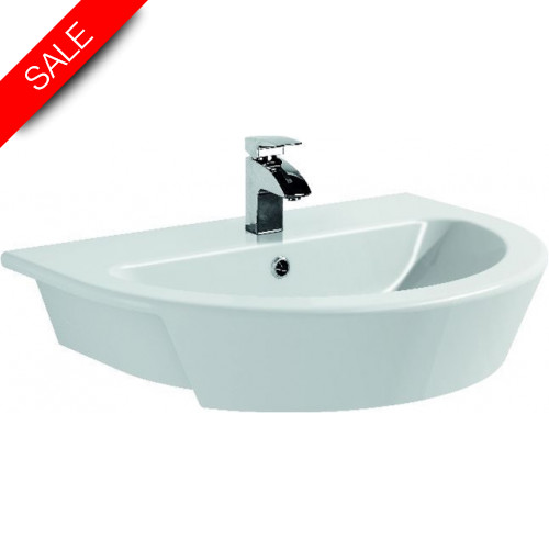 Saneux - Austen Semi-Recessed Washbasin 540 x 420mm
