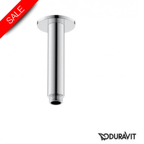 Duravit - Bathrooms - UV Shower Arm Ceiling L125mm Round Accessory For Faucets