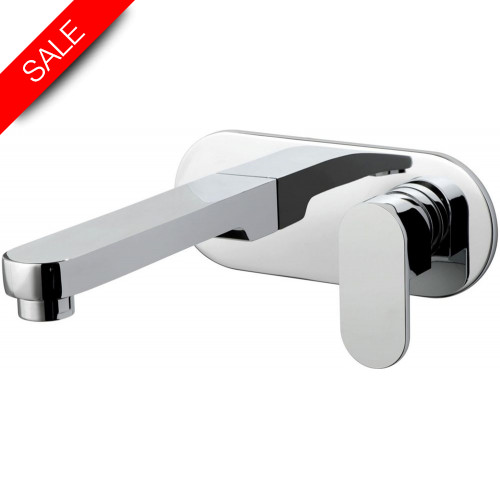 Life 2 Hole Basin Mixer Single Lever With 200mm Spout