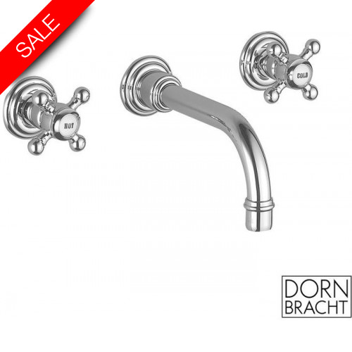 Madison Wall-Mounted Basin Mixer Without Pop-Up Waste