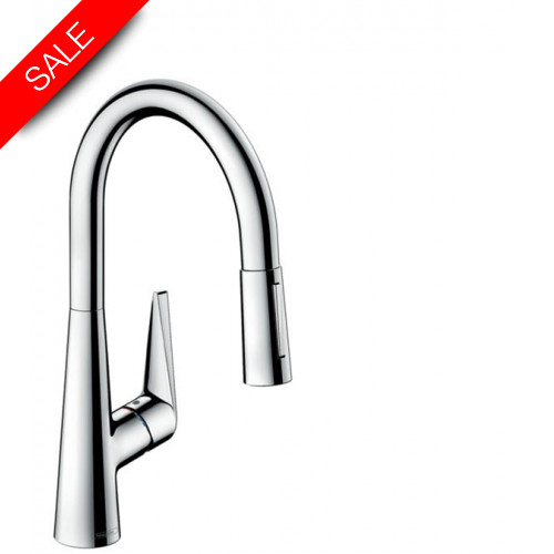 Hansgrohe - Bathrooms - M5116-H200 Single Lever Kitchen Mixer 200, Pull-Out Spray