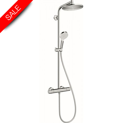 Hansgrohe - Bathrooms - Crometta S Showerpipe 240 1Jet With Thermostat