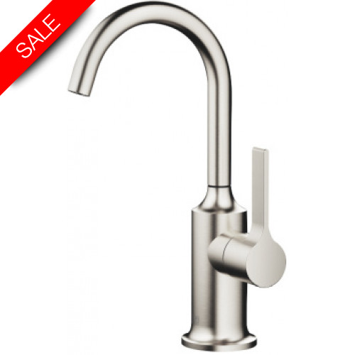 Vaia Single-Lever Basin Mixer Without Pop-Up Waste