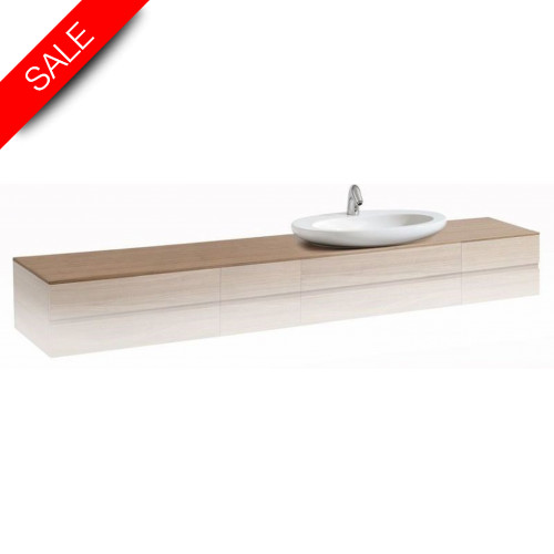 Il Bagno Alessi One Top For Vanity Unit 240 x 1.2 x 50cm