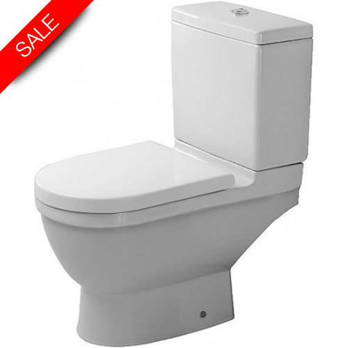 Duravit - Bathrooms - Starck 3 Toilet Close Coupled Horizontal Outlet Washdown