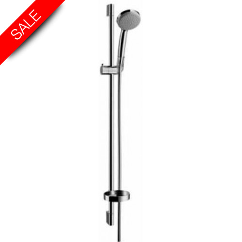 Hansgrohe - Bathrooms - Croma 100 Shower Set Mono With Shower Bar 90cm & Soap Dish