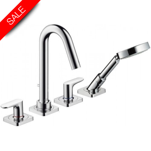 Hansgrohe - Bathrooms - Citterio M 4-Hole Rim-Mounted Bath Mixer With Lever Handles