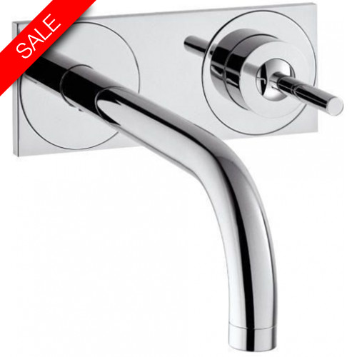 Uno Single Lever WM Basin Mixer With Spout 165mm & Plate